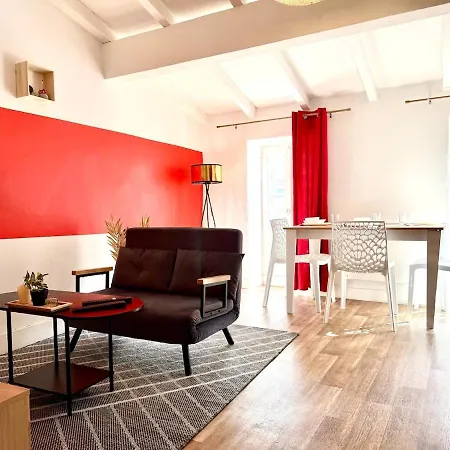 דירה L'etoile Rouge - T2 Proche Gare Et Centre קרקסון